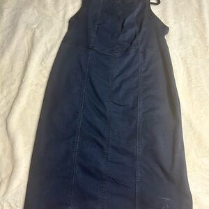 Ava & Viv Navy Midi Sheath Dress